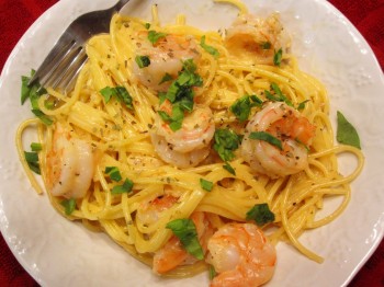 Shrimp Carbonara