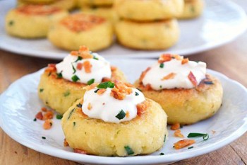 Loaded Mashed Potato Cakes