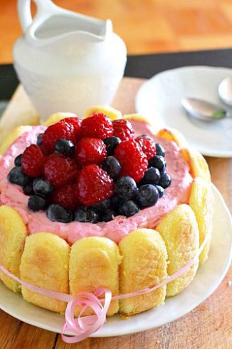 Raspberry Cream Cake…and a Giveaway!