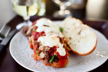 Pizza Steak Sub