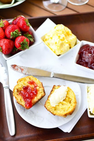 Popovers with Orange and Honey Butters
