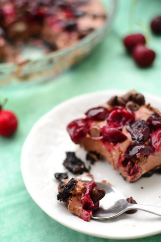 Creamy Chocolate Cherry Bars