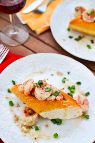 Garlic Butter Shrimp Boats