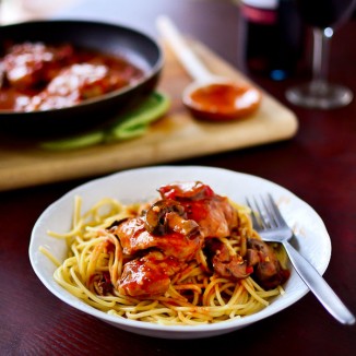 Easy Chicken Cacciatore
