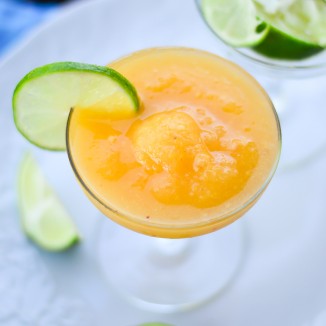 Frozen Peach Margaritas