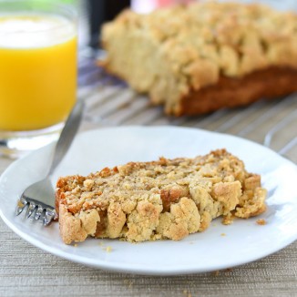 GF Banana Bread With Crunchy Streusel Topping