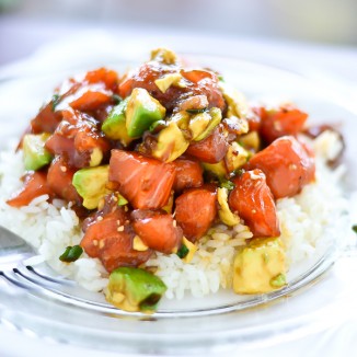 Salmon & Avocado Poke Bowl