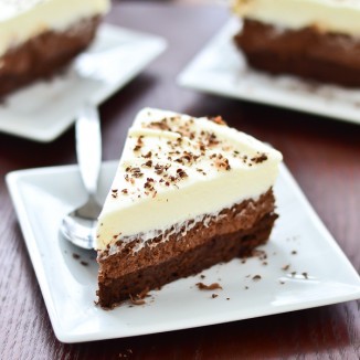 Triple Chocolate Mousse Cake