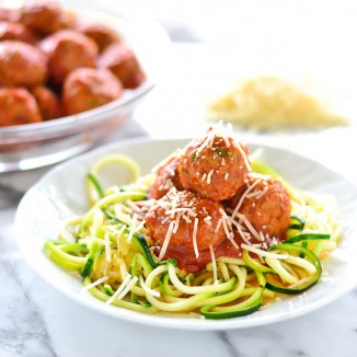 Skinny “Spaghetti” and Meatballs