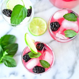 Blackberry-Mint Limeade