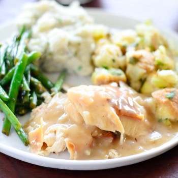 Caramelized Shallot Bacon Gravy