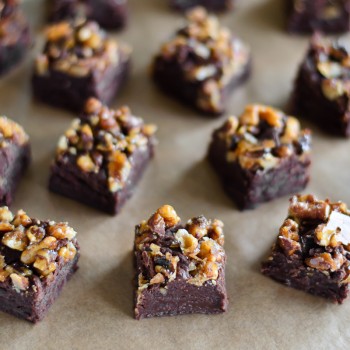 Easy Candied Walnut Fudge