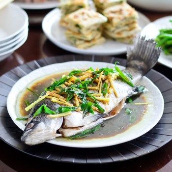 Chinese-Style Whole Steamed Fish