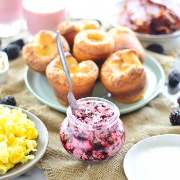 Sunday Brunch: Popovers & Blackberry Butter