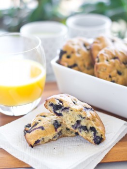 Sunday Brunch: Lemon Blueberry Muffin Tops