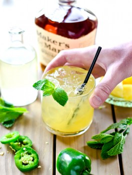 Spicy Pineapple Mint Juleps