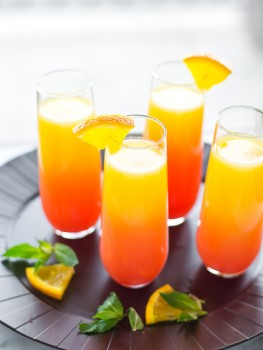 Tequila Sunrise Mimosas