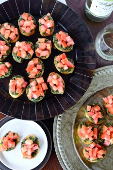 Tomato & Pesto Bruschetta Bites