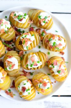 Mini Grilled Hasselback Potatoes